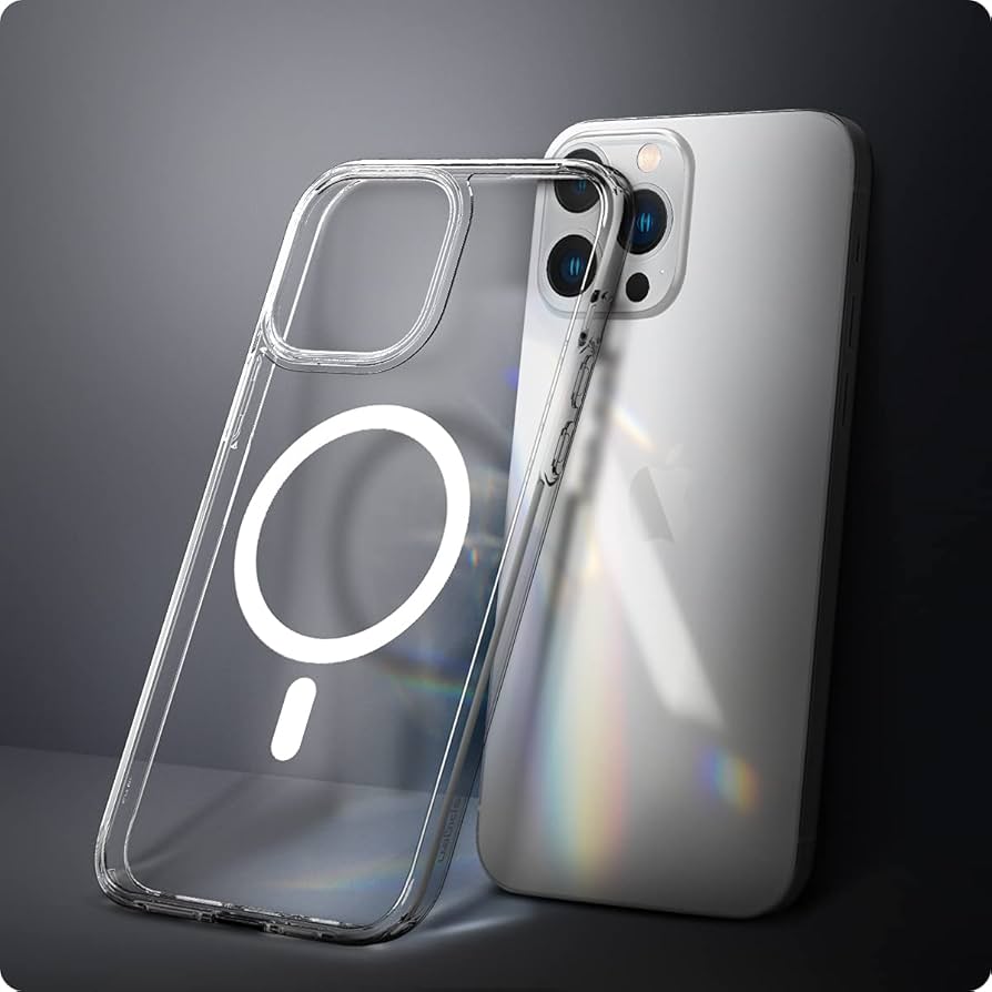 【米国版】iPhone13Pro 256GB グラファイト　MagSafeケース Amazon | Spigen iPhone13Proケース MagSafe マグネット搭載 2重